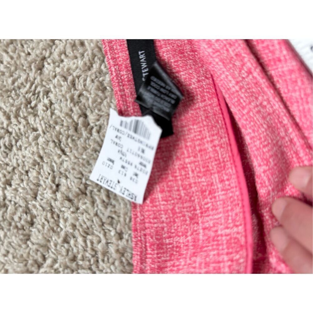 Ashley Stewart Paneled Skirt Women 14W Pink Flared Hem New Career Preppy Mermaid - Picture 6 of 8
